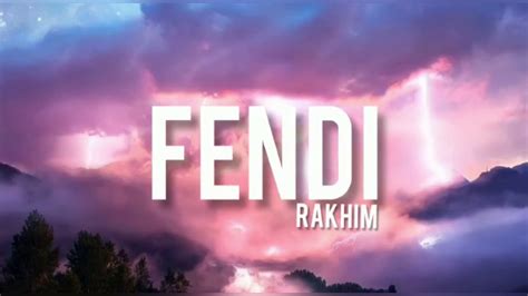 fendi rakim traduzione|fendi song lyrics.